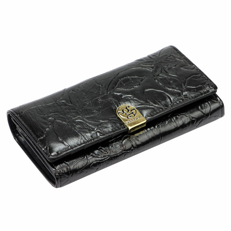 Portfel damski skórzany skóra naturalna + skóra ekologiczna Gregorio