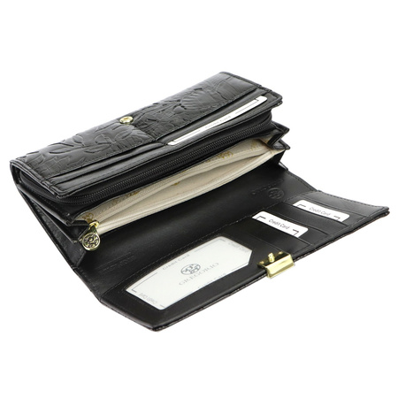 Portfel damski skórzany skóra naturalna + skóra ekologiczna Gregorio