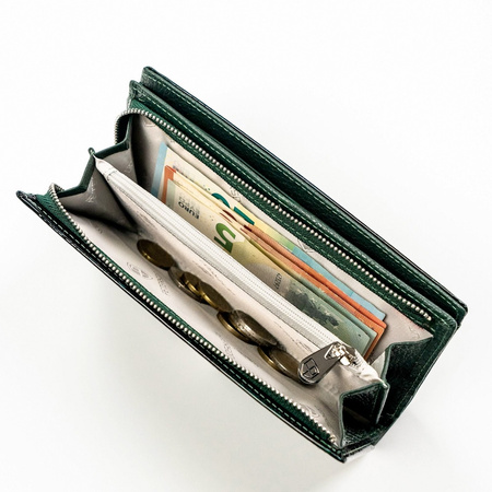 Portfel damski skóra naturalna skórzany Peterson