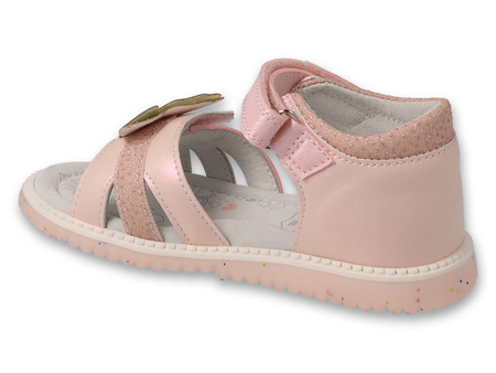 Befado - Obuwie dziecięce sandałki dla dziewczynki różowe 