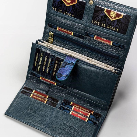 Portfel damski skórzany skóra naturalna  Peterson 