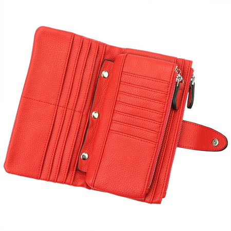 Portfel damski skórzany skóra ekologiczna Esiee 