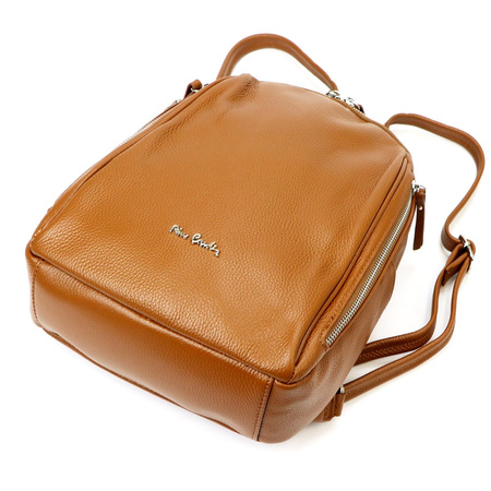 Plecak damski skórzany skóra naturalna Pierre Cardin