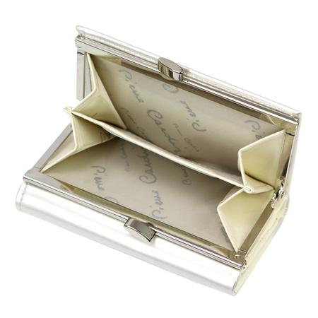 Portfel damski skóra naturalna + skóra ekologiczna Pierre Cardin