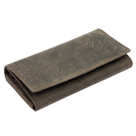 Portfel damski skórzany skóra naturalna Nordee