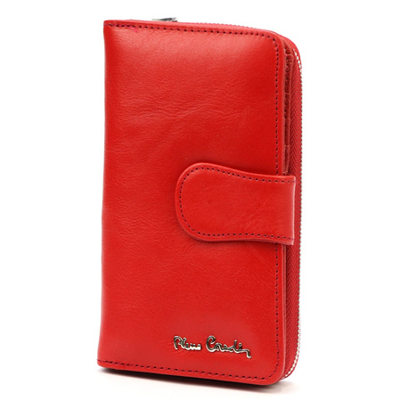 Portfel damski skórzany skóra naturalna Pierre Cardin 