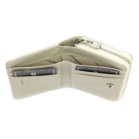 Portfel damski skórzany skóra naturalna Gregorio 