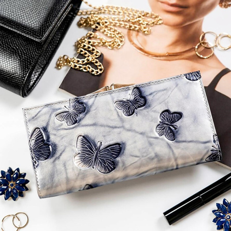 Portfel damski skórzany skóra naturalna  Peterson