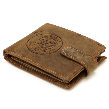 Portfel męski skórzany skóra naturalna Nordee