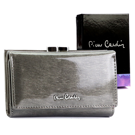 Portfel damski skórzany skóra naturalna Pierre Cardin 