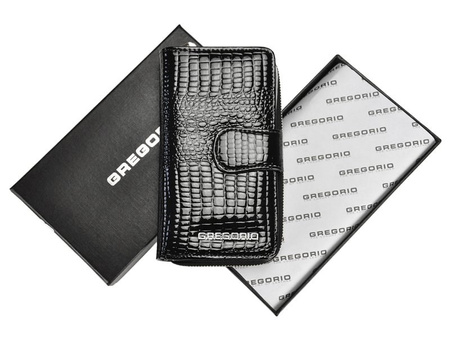 Portfel damski skórzany skóra naturalna Gregorio
