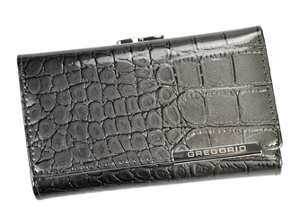 Portfel damski skórzany skóra naturalna Gregorio