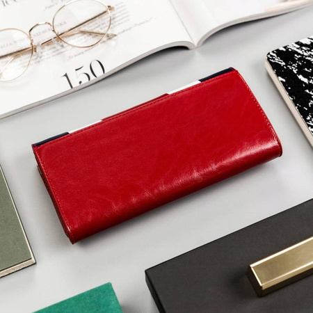 Portfel damski skórzany skóra naturalna  Peterson