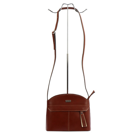 MiaMore torebka listonoszka skóra naturalna brązowy