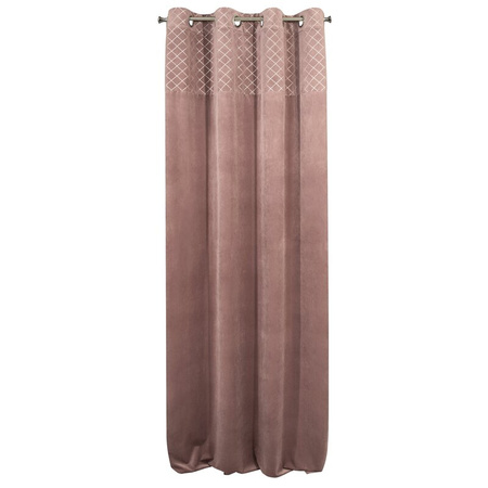 ZASŁONA GOTOWA KARINA 2 140 X 250 CM RÓŻOWY
