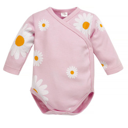 Body kopertowe DAISY różowy,stokrotki 56
