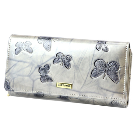 Portfel damski skórzany skóra naturalna Gregorio 