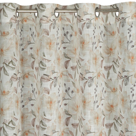 ZASŁONA GOTOWA AMARA 140 X 250 CM NATURALNY