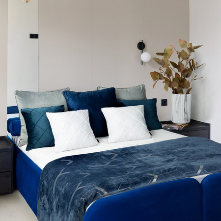 POSZEWKA NALA 2 45 X 45 CM SREBRNY