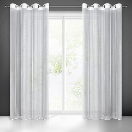 FIRANA GOTOWA TAMINA 140 X 250 CM BIAŁY