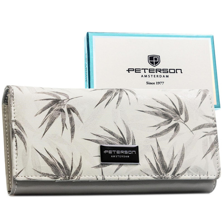 Portfel damski skóra naturalna skórzany Peterson