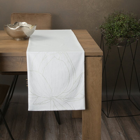 OBRUS BLINK 12 35 X 180 CM BIAŁY