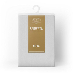 OBRUS STELLA 2 85 X 85 CM BIAŁY