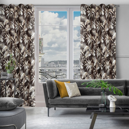 ZASŁONA GOTOWA MAGI 140 X 250 CM CZARNY