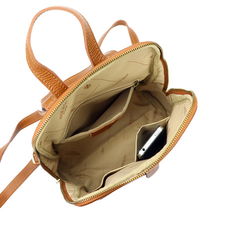 Plecak damski skórzany skóra naturalna MiaMore