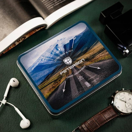 Portfel męski skórzany skóra naturalna  Peterson