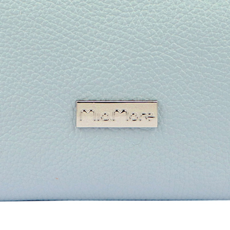 MiaMore torebka listonoszka skóra naturalna niebieski