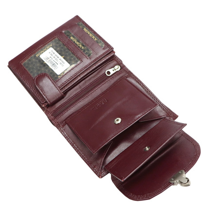 Portfel damski skórzany skóra naturalna Rovicky 