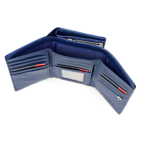 Portfel damski skórzany skóra naturalna Pierre Cardin 