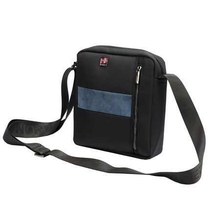 Torba saszetka na ramię męska materiałowa Nordee