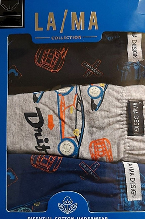 Slipy chłopięce B 515 SD 3-pack