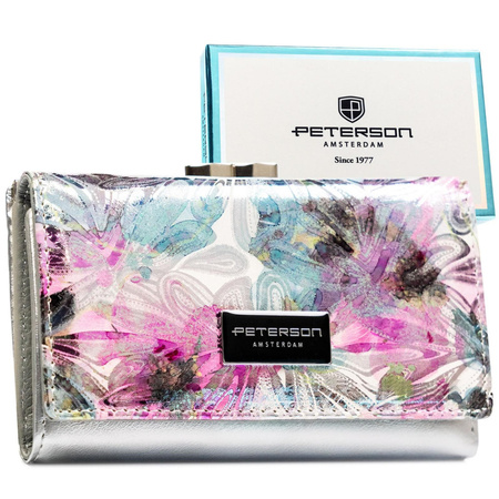Portfel damski skóra naturalna skórzany Peterson