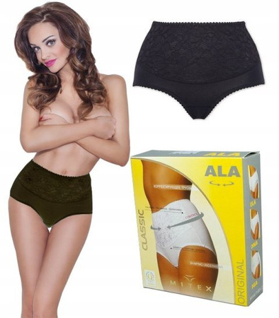 Mitex figi wyszczuplające brzuch ALA czarne 5XL