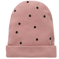 CZAPKA NIEM TRES BIEN RO roz,groszki 62