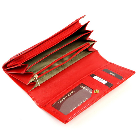 Portfel damski skórzany skóra naturalna Mato Grosso 