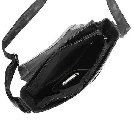 Torba saszetka na ramię męska skórzana skóra naturalna Nordee