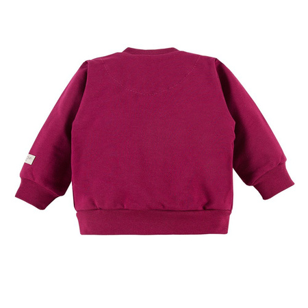 BLUZA SIMPLY COMFY ROZP BORDO 