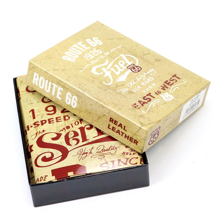 Portfel damski skórzany skóra naturalna Route 66