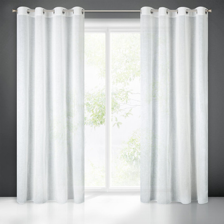 ZASŁONA GOTOWA PAOLA 140 X 250 CM BIAŁY