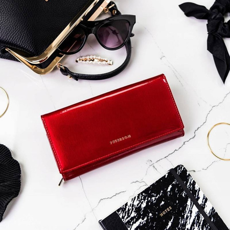 Portfel damski skórzany skóra naturalna  Peterson 