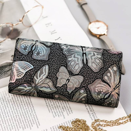 Portfel damski skóra naturalna skórzany Peterson 