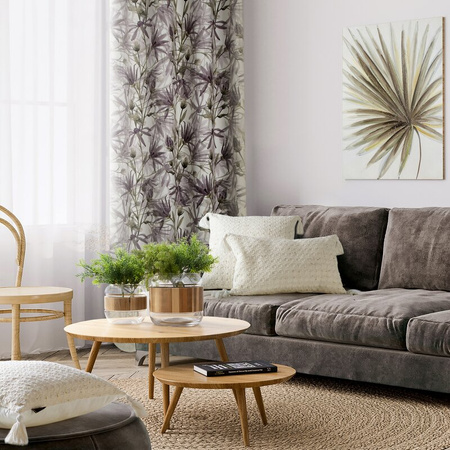 ZASŁONA GOTOWA TESSA 140 X 250 CM FIOLETOWY