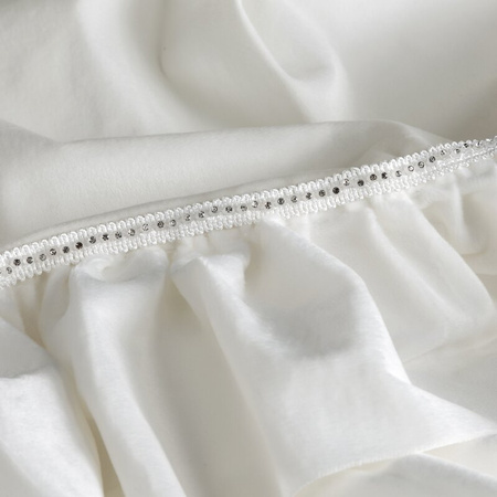 ZASŁONA GOTOWA CARLI NA TAŚMIE 140 X 250 CM BIAŁY