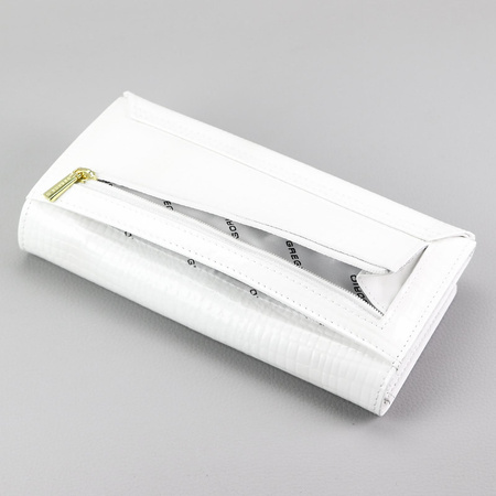 Portfel damski skórzany skóra naturalna Gregorio