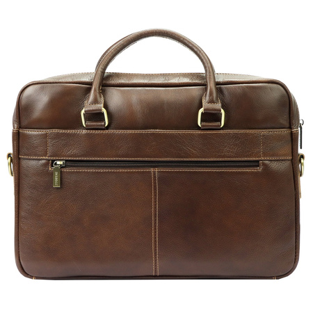 Teczka torba męska skórzana skóra naturalna Nordee