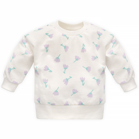 Bluza dresowa ecru dla dziewczynki Lilian Pinokio 